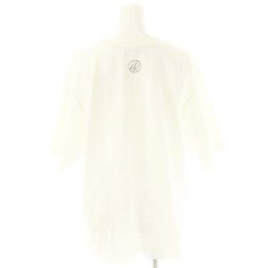 AMERICANA AMRCN TRACK カレッジ プリント Tシャツ カットソー 白 /MI OS