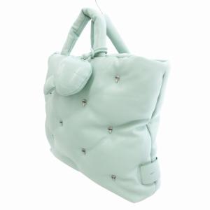 KARL LAGERFELD 2way ハンドバッグ ショルダー チャーム 緑 グリーン系 /HO