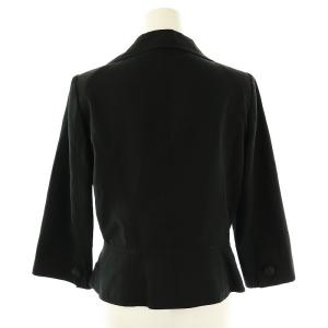 FENDI ショートジャケット テーラードジャケット 44 ブラック /DF OS