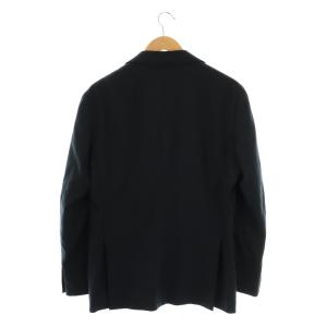 EDIFICE ウール混テーラードジャケット 背抜き 2B カシミヤ混 50 ネイビー /DO OS