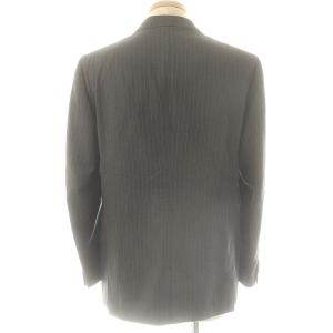 EDIFICE スーツ セットアップ ロロピアーナ テーラードジャケット パンツ ストライプ 50 グレー /DF OS