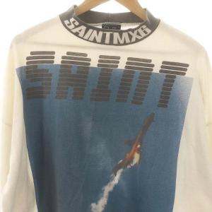 SAINTMICHAEL SM-A23-0000-013 23AW LS TEE/GOING M オフホワイト
