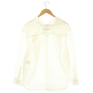 BALENCIAGA 17SS 49228 Swing Cotton-poplin Shirt ボタンダウンシャツ 長袖 36