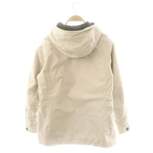 DESCENTE HEAT navi フーデッド中綿ジャケット L ベージュ /MI OS