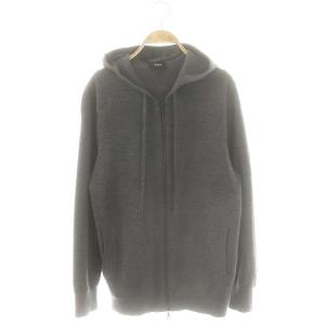 EM WOOL GUNTER FZ パーカー ニット ジップアップ L グレー /DF OS