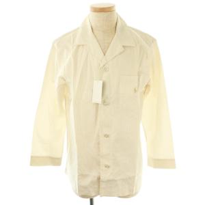 RALPH LAUREN セットアップ テーラードシャツ イージーパンツ ストライプ ナイトウエア パジャマ L ベージュ /MI