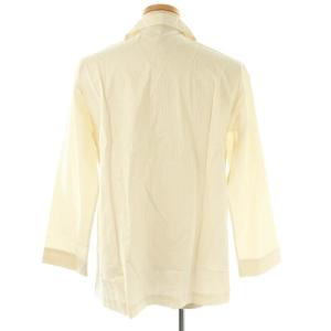 RALPH LAUREN セットアップ テーラードシャツ イージーパンツ ストライプ ナイトウエア パジャマ L ベージュ /MI