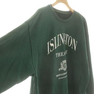 GRACE CONTINENTAL 24AW オーバーカットトップ トップス トレーナー カットソー 36 緑 /MI OS