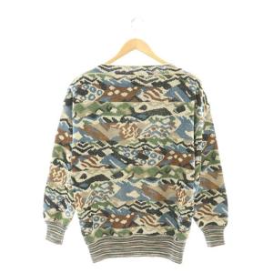 MISSONI 総柄 プルオーバーニット カットソー マルチカラー /MI OS