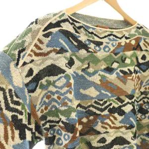 MISSONI 総柄 プルオーバーニット カットソー マルチカラー /MI OS