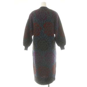 MISSONI 花柄 ニットワンピース プルオーバー マルチカラー /CX OS