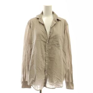 EILEEN コットンシャツ スキッパー S ライトグレー /CX OS