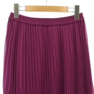 Diagram GRACE CONTINENTAL プリーツロングスカート フレア 36 紫 /NR OS