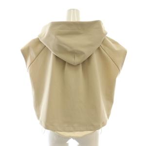 Diagram GRACE CONTINENTAL 24AW クロップトジャージトップ カットソー パーカー プルオーバー 36 ベージュ /NR OS