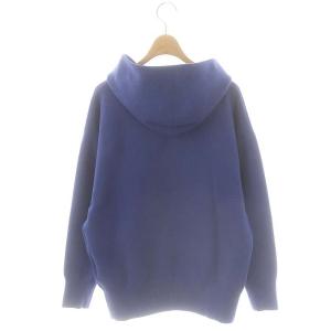 Diagram GRACE CONTINENTAL 23SS フーテッドロゴパーカー スウェット 長袖 36 ブルー ホワイト /ES OS