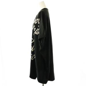 Vivienne Westwood RED LABEL プリントカットソー チュニック 半袖 2 ブラック /DF OS
