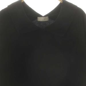 MARGARET HOWELL ORGANIC COTTON PIQUE ポロシャツ カットソー 2 黒 ブラック /CX OS