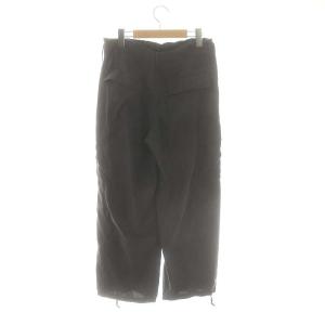IENA 25SS キュプラツイルイージーカーゴパンツ ドロスト 36 チャコールグレー /CX OS