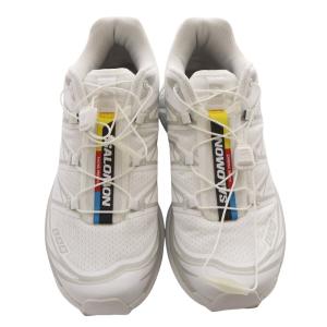 Salomon XT-6 スニーカー ロゴ 24cm 白 ホワイト 412529 /SR14