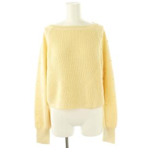 Knit Top Libellule ニットプルオーバー クリーム色 43380
