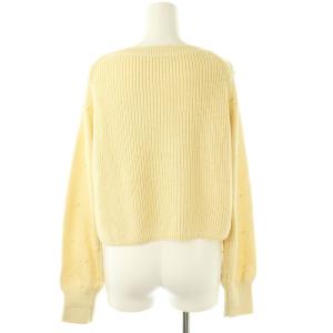 FOXEY Knit Top Libellule ニットプルオーバー クリーム色 43380
