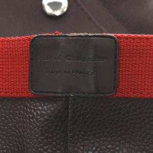 Hervé Chapelier 707GP リュクス舟型トートM コーテッドキャンバス モカ×パプリカ