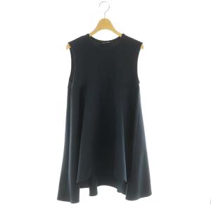 フレアノースリーブカットソー 38 ネイビー /SS OS