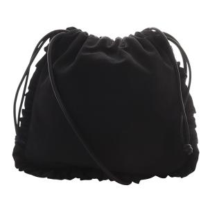 ALLA HOLLON 24SS ナイロンフリルバッグ ショルダーバッグ 黒 ブラック /SR35