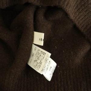 IENA カシミヤシルク混コクーンニット セーター 長袖 ブラウン /MY OS