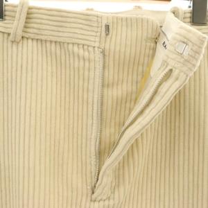 BLAMINK W CO CORD LONG コーデュロイスカート ロング フレア 36 オフホワイト /DO OS