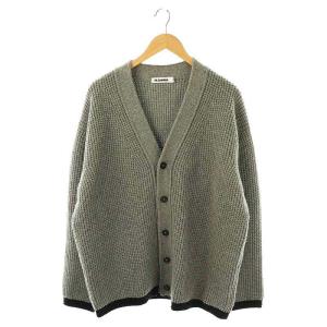 カーディガン ウール 48 グレー