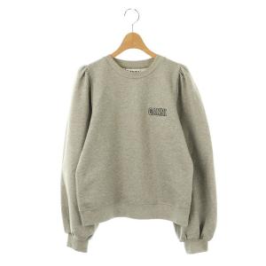 ロゴ スウェット プルオーバー トレーナー M グレー /DF OS