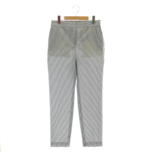 24SS CAROL 2 SEERSUCKER STRIPEパンツ テーパード ストライプ 42 ネイビー
