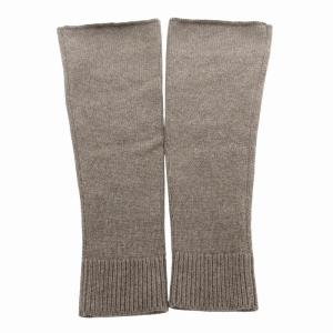 Deuxieme Classe 美品 カシミヤレッグウォーマー アームカバー ニット 茶 ブラウン /FF