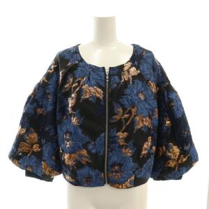 シアージャガードブルゾン ジップアップ F ネイビー ブラック /HK OS