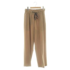 Drawstring easy パンツ イージー ドロスト センターシーム 38 ベージュ /DF OS