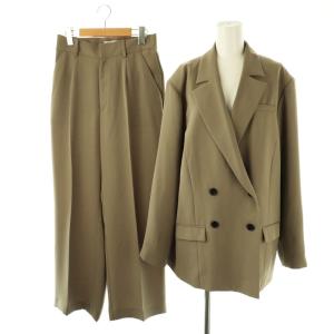 23SS Double breasted box JK Mannish straight PT セットアップ