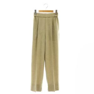 23SS リネンライクハンサムパンツ ストレート 34 ベージュ /MI OS
