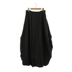 25SS サイドタックバルーンスカート ロング S ブラック /DO OS