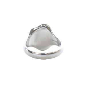 ete シェル ボリューム シマーリング 指輪 925V 13号  シルバー /YO17