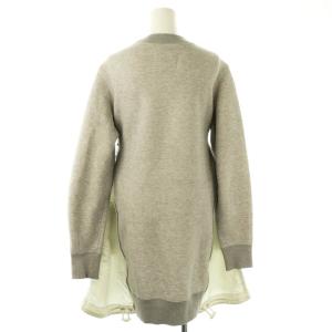 sacai Pre Sponge Sweat X Ma-1 Dress ワンピース 2 グレー