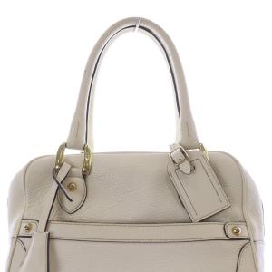 J&M DAVIDSON MINI MIA ミニボストンバッグ ハンドバッグ レザー アイボリー /SR23 SH