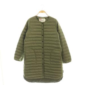 ARKLEY LONG DOWN PACKABLE ダウンコート キルティング カーキ /DF OS
