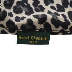 Hervé Chapelier 2885F レオパード ナイロン舟型ショルダーバッグS ヒョウ柄 カモフラージュ パンサーブラウン /YO22