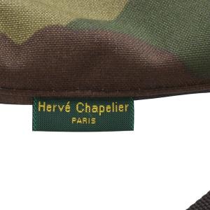 Hervé Chapelier 舟型ショルダーバッグ ワンショルダー 斜め掛け カモフラ カーキ /YO21