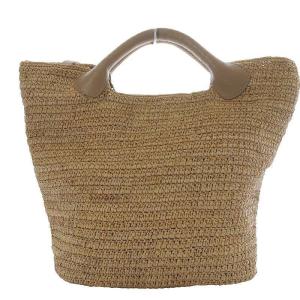 HELEN KAMINSKI Cassia S ラフィア2WAYバッグ ベージュ