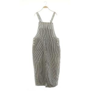 24AW JANUARY オーバーオール ストライプ F ネイビー ホワイト