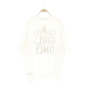 JOURNAL STANDARD LUXE 25SS プリント BIG-T Tシャツ カットソー 五分袖 F ホワイト ブラック /ES OS