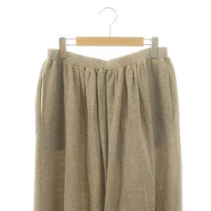 JOURNAL STANDARD LUXE ラメウラケスカート ギャザースカート フレア スウェット グレージュ /ES OS
