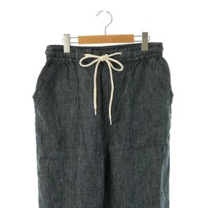 JOURNAL STANDARD LUXE リネンデニム イージーベイカーパンツ ワイド M 紺 /MI OS